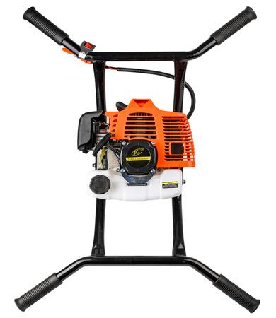 Wiertnica glebowa świder spalinowy 2-os do gleby ziemi 3 wiertła przedłużka GEKO