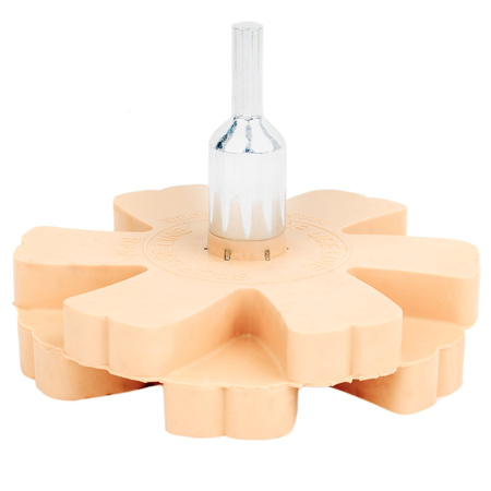 Krążek gumowy do usuwania kleju naklejek felg adapter na wiertarkę karbowana FALON-TECH