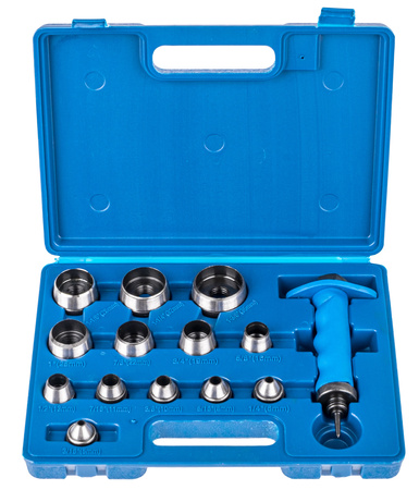 Zestaw wycinaków wycinaki do uszczelek gumy fibry walizka 5-35 mm 14el FALON-TECH