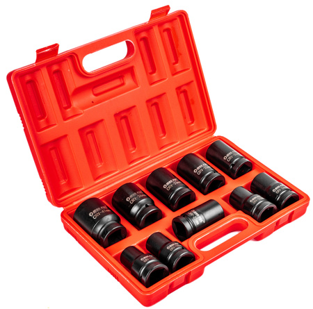 Nasadki udarowe CRV 1" 17-41 mm 10 sztuk MAR-POL