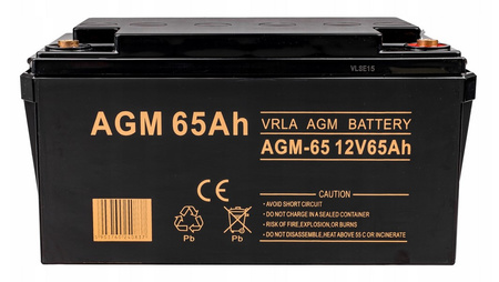 Zestaw solarny bateria słoneczna 180W 65Ah (Panel, Przetwornica 1000S, Akumulator)