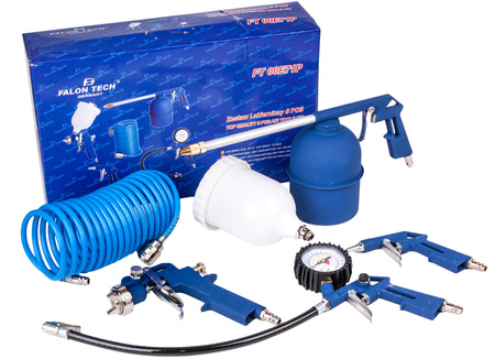 Zestaw lakierniczy pistolet do malowania i pompowania 5el FALON-TECH