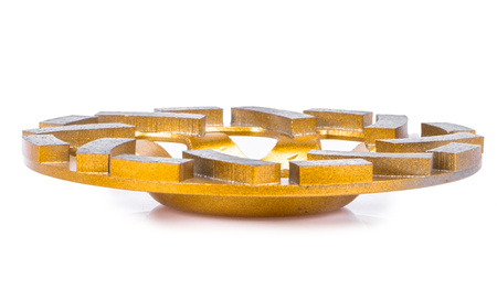 Tarcza garnkowa frez do szlifowania betonu diamentowa segmentowa 125mm gold Mastiff FALON-TECH