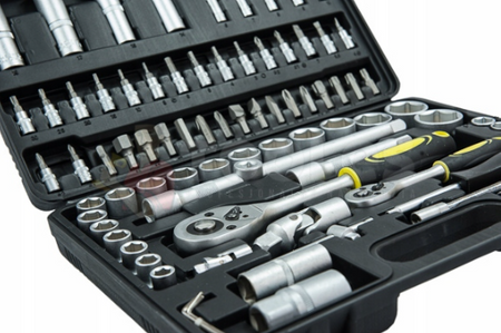 Zestaw Klucze Nasadowe 94el + Bity Torx 40el YATO + Płasko-oczkowe 12el