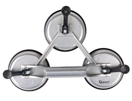 Przyssawka aluminiowa potrójna uchwyt (do Szyb Szkła Glazury Płytek) 130kg GEKO