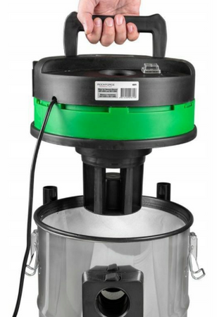 Odkurzacz przemysłowy warsztatowy budowlany na ducho i mokro 1200W 30L ROCKFORCE