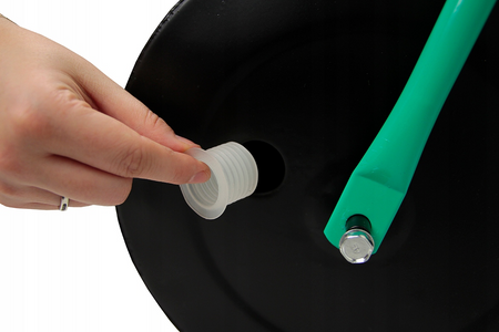 Walec ogrodowy do trawy trawnika murawy gleby ziemi wał stalowy 50 cm AW NARZĘDZIA