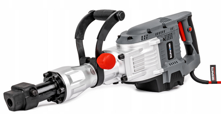 Mocny młot udarowy do kucia wyburzeniowy HEX30 2 dłuta 45J 1700w 58G868 GRAPHITE