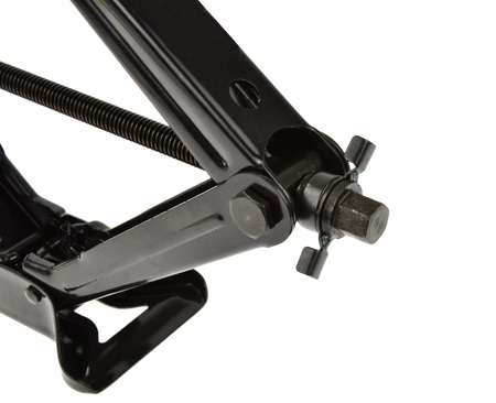 Podnośnik samochodowy lewarek trapezowy 2T z grzechotką kół FALON-TECH