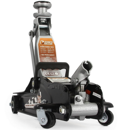 Podnośnik samochodowy hydrauliczny żaba niskoprofilowy 2.5T +Głowica +Guma