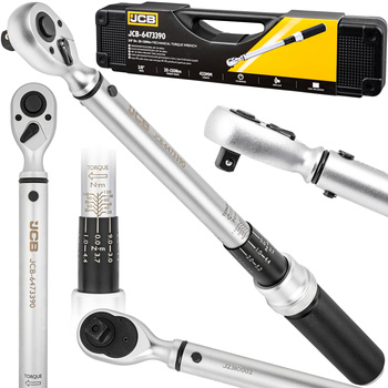 Klucz dynamometryczny z blokadą etui certyfikat kalibracji 20-120Nm 3/8" JCB