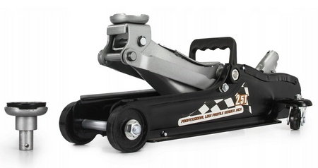 Podnośnik samochodowy hydrauliczny żaba niskoprofilowy 2.5T +Głowica +Guma