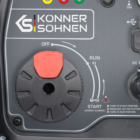 Agregat generator prądu inwertorowy KS8100iE 1/3 8,5kW 3 fazy z rozruchem elektrycznymKönner & Söhnen KS