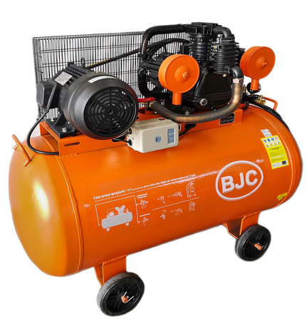 Kompresor olejowy 3-tłokowy ze zbiornikiem o pojemności 350L, 12bar BJC
