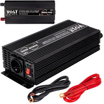 Przetwornica SINUS-1000/2000W (12V/230V) VOLT POLSKA