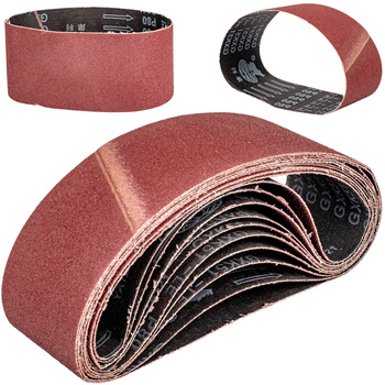 Taśma pas bezkońcowy 75x533mm 10szt P80 FALON-TECH