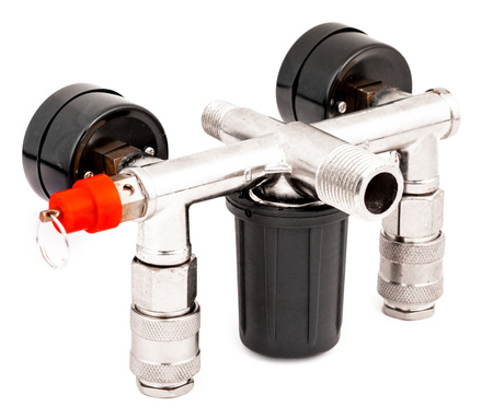 Trójnik rozdzielacz ciśnieniowy do kompresora 230v FALON-TECH