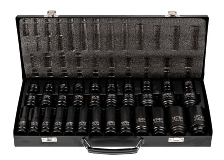 Zestaw nasadki udarowe głębokie do klucz pneumatyczny 1/2" 33el 8-32mm JCB
