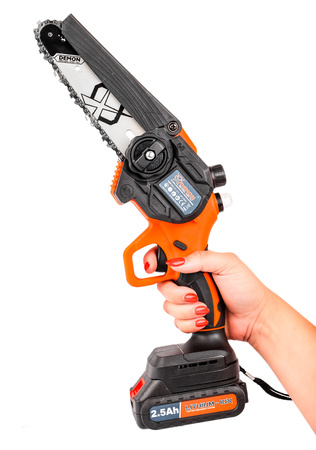 Pilarka akumulatorowa piła łańcuchowa bezszczotkowa 2x bateria 21V DEMON