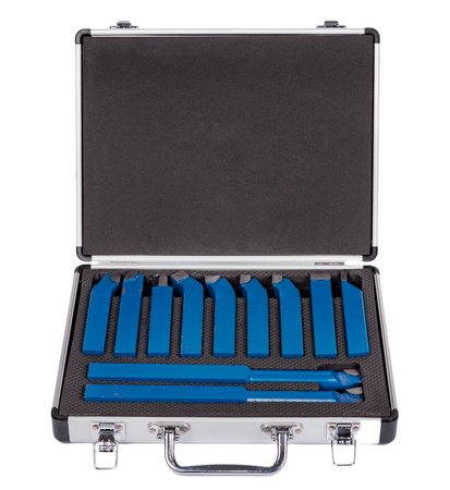 Komplet noży tokarskich frezy do tokarki toczenia zestaw 11el 20x20 FALON-TECH