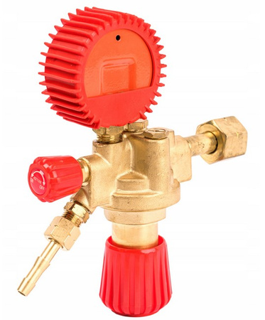 Reduktor butlowy gazowy propan butan lpg manometr zawór do butli 25 bar FALON-TECH