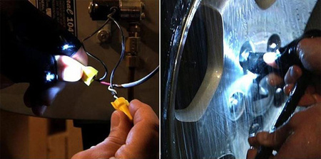 Rękawica świetlna LED warsztatowa dla mechaników GEKO