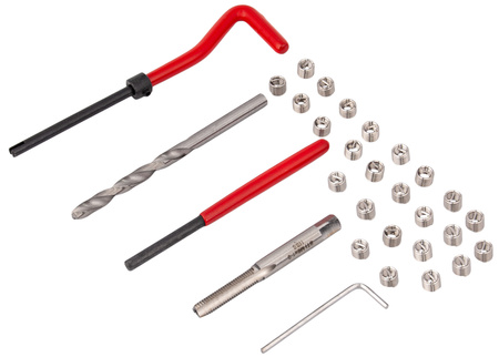 Zestaw do naprawy gwintów M6x1.0 gwintowniki YATO