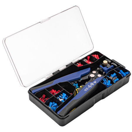 Wielofunkcyjny ściągacz izolacji przewodów kabli 0.2-6mm zaciskarka +260 el FALON-TECH