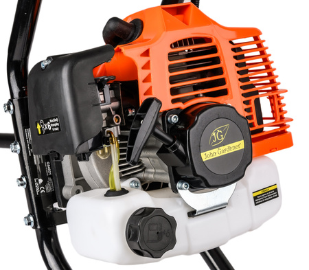 Wiertnica glebowa świder spalinowy 2-os do gleby ziemi 3 wiertła przedłużka GEKO