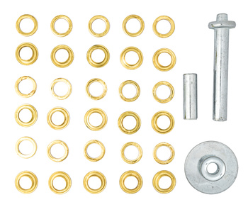 Oczka kaletnicze 33 elementy 22/14 mm ROCKFORCE