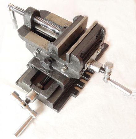 Imadło maszynowe krzyżowe dwuosiowe 100mm FALON-TECH