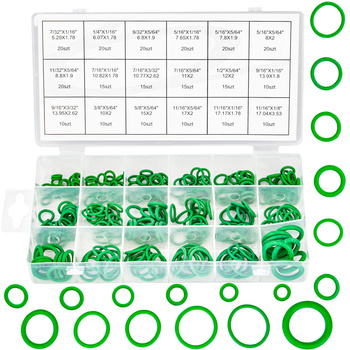Oringi gumki uszczelki gumowe do klimatyzacji 270 sztuk GEKO
