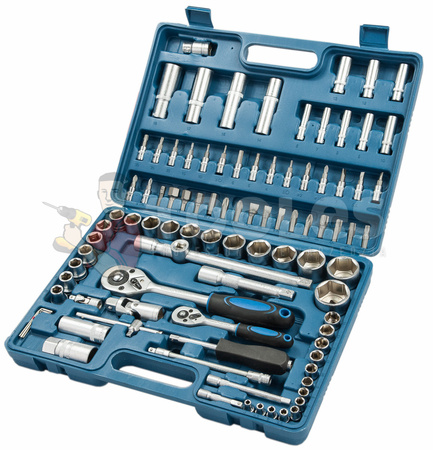 Zestaw narzędziowy klucze nasadowe bity torx 94 sztuk MASTIFF