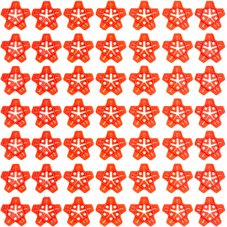 Uniwersalne krzyżyki gwiazdki dystansowe 50 szt. SILVER