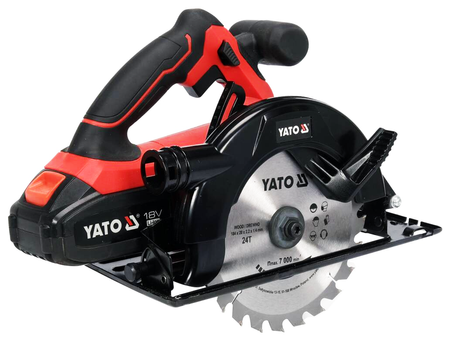 Piła pilarka tarczowa akumulatorowa 18v 3Ah 185mm bezszczotkowa YATO