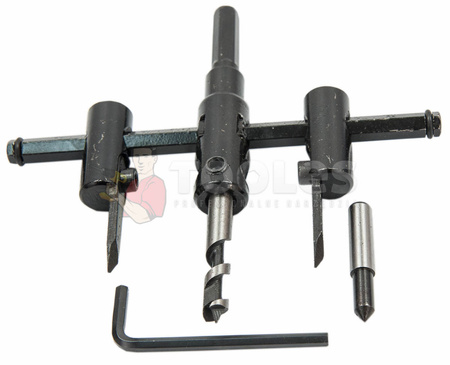 Otwornica nastawna do drewna i płyt gipsowych 30-120 mm GEKO