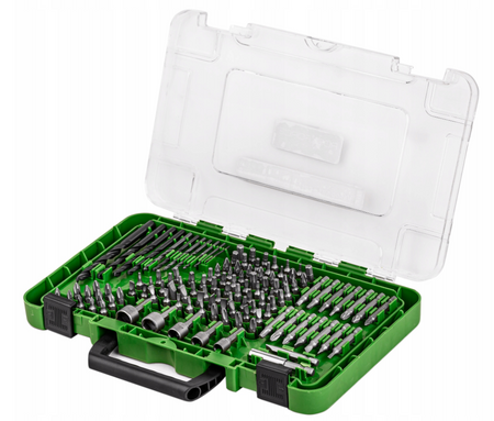 Zestaw akcesoriów do drewna i metalu stal CRV 120 elem. walizka ROCKFORCE