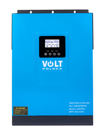 Inwerter solarny sinuspro ultra 80A MPPT (48V/230V/8000W) VOLT POLSKA