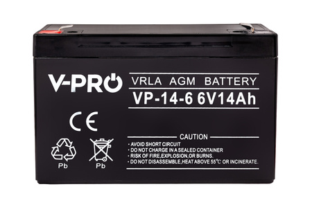 Akumulator AGM VRLA V-PRO 6V 14Ah Bezobsługowy VOLT POLSKA