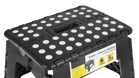 Stołek taboret warsztatowy składany uniwersalny siedzisko krzesło 150 kg GEKO