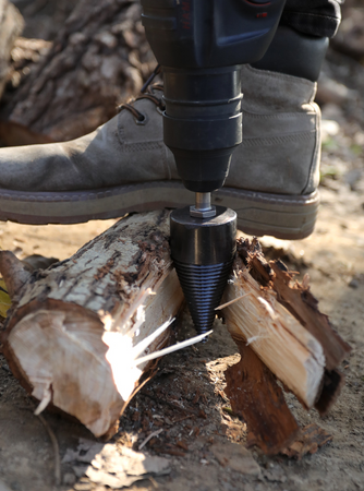 Świder do rozłupywania drewna wiertło stożkowe 45 mm FALON-TECH