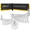Klucze płasko oczkowe 6-36 mm 25 sztuk (płachta) JCB