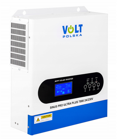Inwerter solarny SINUS PRO ULTRA PLUS 7000 24/230V (3500/7000W)+ 100A MPPT (60-500V) VOLT POLSKA