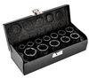 Nasadki udarowe klucze nasadowe krótkie 1/2" 10-24 mm zestaw 12el ROCKFORCE
