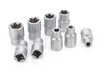 Nasadki torx 10-24mm 1/2" klucze nasadowe 9 el SILVER