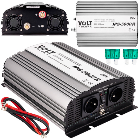 Przetwornica samochodowa IPS-5000R 24V/230V 2500/5000W VOLT POLSKA