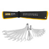 Klucze płasko oczkowe 8-32 mm 18 sztuk (płachta) JCB