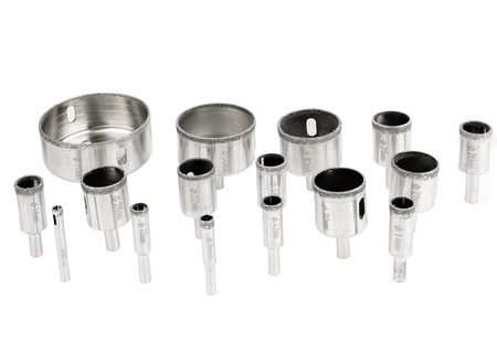 Otwornice diamentowe do gresu płytek szkła 6-70mm FALON-TECH