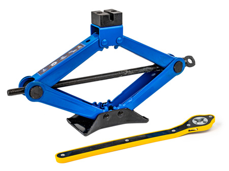 Podnośnik trapezowy trapez lewarek samochodowy do wymiany kół 2T 2000kg FORSAGE