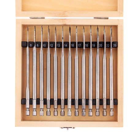 Wiertła do drewna łopatkowe piórkowe zestaw 6-25mm 13el